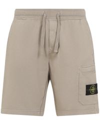 Stone Island - Logo Patch Drawstring Trousers - Lyst