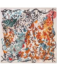 Fendi - Butterfly Printed Foulard - Lyst