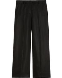 Weekend by Maxmara - Button Tailored Trousers - Lyst