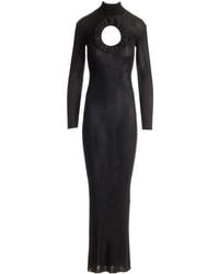 Self-Portrait - Knitted Maxi Dress - Lyst