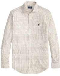 Polo Ralph Lauren - Custom Fit Gingham Stretch Poplin Shirt - Lyst