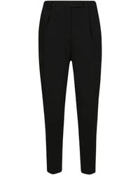 Max Mara - Studio Straight Leg Tailored Trousers - Lyst