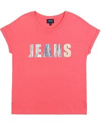 Armani Jeans - Logo Printed T-Shirt - Lyst