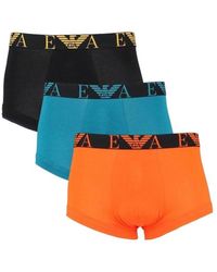 Emporio Armani - Logo Boxer Underwear Three-Piece Set - Lyst