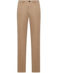 Incotex - Pleated Cotton Chinos - Lyst