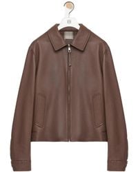 Loewe - Reversible Leather Jacket - Lyst