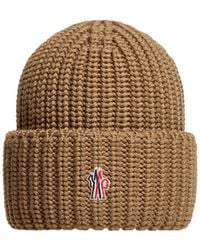 Moncler - Grenoble Logo Embroidered Beanie - Lyst