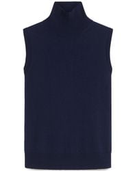 Sportmax - Ardenza Roll Neck Sleeveless Vest - Lyst