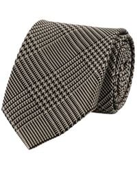 Tom Ford - Prince Of Wales Check-Pattern Silk Tie - Lyst