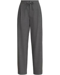 Brunello Cucinelli - Drawstring Tailored Trousers - Lyst