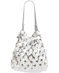 Rabanne - Sequinned Open Top Large Shoulder Bag - Lyst