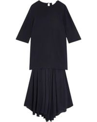 Semicouture - Short-Sleeved Panelled Dress - Lyst