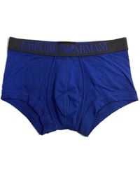 Emporio Armani - Logo Elastic Waist Panties - Lyst