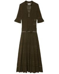 Zadig & Voltaire - Lace-Details Maxi Dress - Lyst