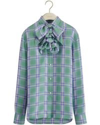 Dior - Blouse With Removable Bow - Lyst