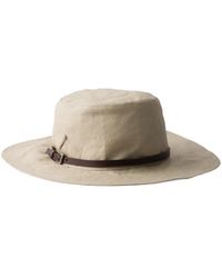 Prada - Wide-Brimmed Linen Hat - Lyst