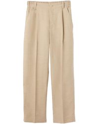 Jacquemus - Pleated Straight Leg Pants - Lyst