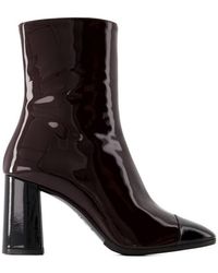 CAREL PARIS - Almond Shaped Short Boots - Lyst