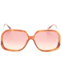 Chloé - Logo-Engraved Sunglasses - Lyst