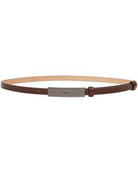 Max Mara - Logo Engraved Buckle Belt - Lyst