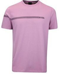 BOSS - Short-Sleeved T-Shirt - Lyst