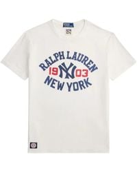 Polo Ralph Lauren - Polo Raplh Lauren X New York Yankees Crewneck T-Shirt - Lyst