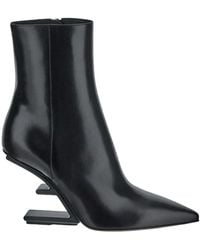 Fendi - First F-Shaped Heel Ankle Boots - Lyst