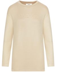 Max Mara - Berma Crewneck Long-Sleeved Sweatshirt - Lyst