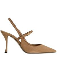 Dolce & Gabbana - Pointed Toe Slingback Pumps - Lyst