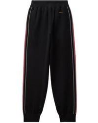 Versace - Logo-Embroidered Side-Stripe Track Pants - Lyst