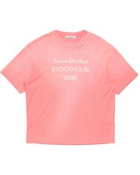 Acne Studios - Sprayed Logo T-Shirt - Lyst