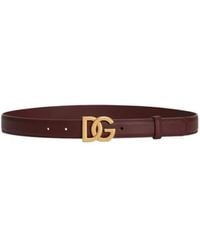 Dolce & Gabbana - Dg Buckled Belt - Lyst