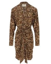 Isabel Marant - Patterned Long-Sleeved Dress - Lyst