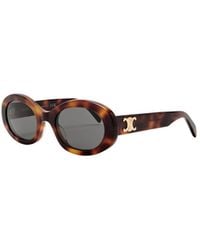 Celine - Leopard-Print Sunglasses - Lyst