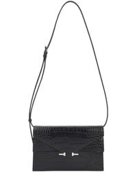 Tom Ford - Double T Embossed Shoulder Bag - Lyst