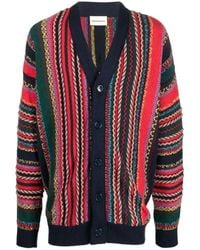 Drole de Monsieur - Logo Knitted Cardigan - Lyst