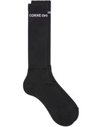 Comme des Garçons - Comme Des Garçons Homme Plus Logo Lettering Ribbed Socks - Lyst