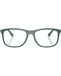 Emporio Armani - Square Frame Glasses - Lyst