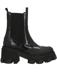 Ganni - Ankle Boots Synthetic Material - Lyst