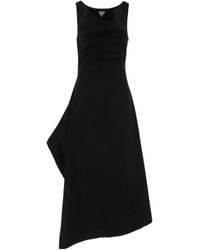 Bottega Veneta - Asymmetrical Designed Midi Dress - Lyst