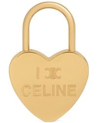 Celine - Charms Heart Padlock - Lyst