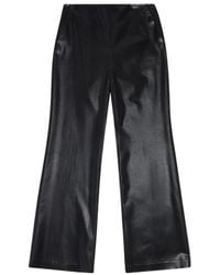 DIESEL - P-Olaris Front Coated Pinstripe Pants - Lyst