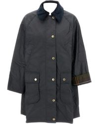Barbour - Bednell Zip Button Cotton Coat - Lyst