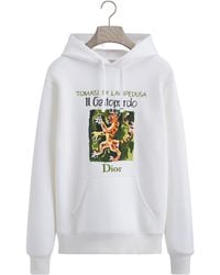 Dior - Hooded Sweatshirt With Book Cover Embroidery, Relaxed Fit - Lyst