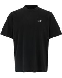 MM6 by Maison Martin Margiela - Relaxed-Fit Cotton Jersey T-Shirt With Front - Lyst