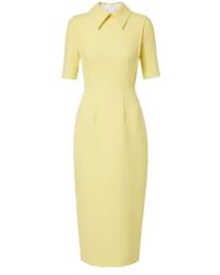 Emilia Wickstead - Valletta Wool Crêpe Midi Dress - Lyst