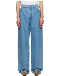 Rohe - Low-Rise Wide-Leg Jeans - Lyst