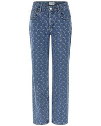 Marine Serre - Moon Laser Straight Jeans - Lyst