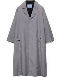 Prada - Wool-Mohair Coat - Lyst
