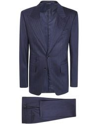 Tom Ford - Single-Breasted Striped Tailored Suit - Lyst